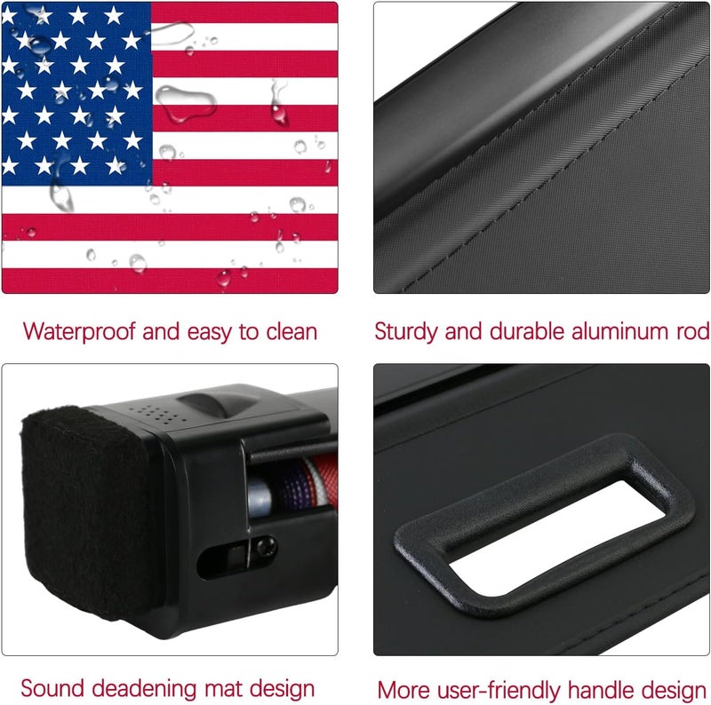 Tesmirror Cargo Cover for Kia Sportage 2026 - Rear Cargo Cover Privacy Retractable Rear Storage Cargo Cover Security Shield Shade for 2021-2026 Kia Sportage Accessories, Flag Print - Image 5